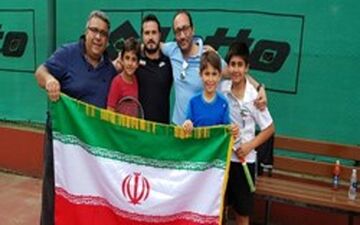 تیم تنیس زیر 12 سال ایران قهرمان غرب آسیا شد