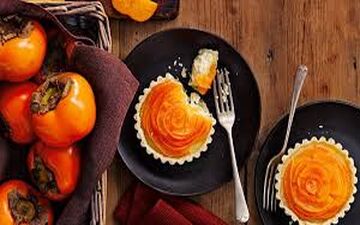 طرز تهیه  تارت خرمالو | خیلی خوشمزه س!