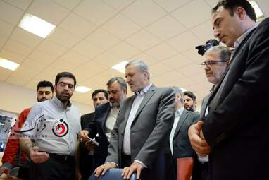 صولت مرتضوی-بازدید معاون اجرایی رئیس جمهور  از کارخانه اسیدسیتریک کرمانشاه