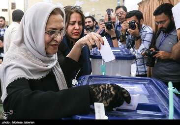  انتخابات ریاست جمهوری و شورای شهر اهواز + تصاویر