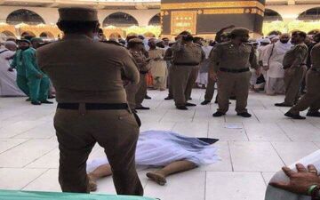 صحنه خودکشی حاجی ۴۳ ساله در مسجدالحرام+عکس