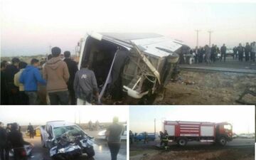 تعداد کشته های تصادف اردوی راهیان نور به 7 نفر رسید