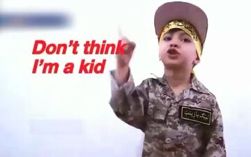 رجزخوانی طوفانی کودک ۴ ساله برای ترامپ 