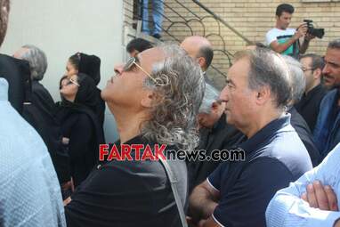 گزارش تصویری از تشیع پیکر سید ضیاءالدین دری