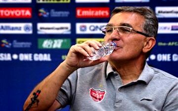 شادی برانکو در لحظه گل پرسپولیس به السد 