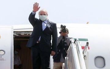 رییس مجلس وارد کرمان شد