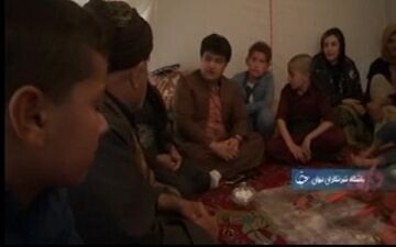 چله نشینی زلزله زدگان در چادر + فیلم