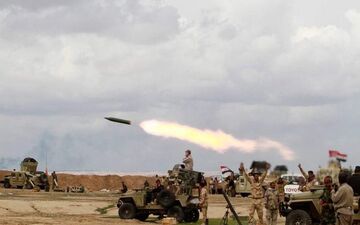 عملیات حشد شعبی عراق علیه داعش در صحرای الانبار
