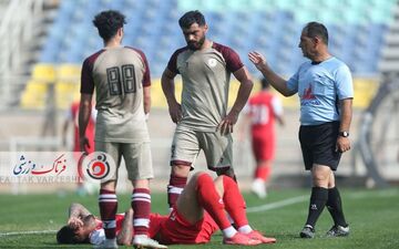 گزارش تصویری دیدار تدارکاتی امروز پرسپولیس- نیروی زمینی