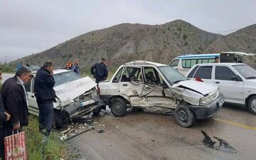 ۲۳۱ نفر بر اثر حوادث جاده‌ای در کرمانشاه جانباختند 