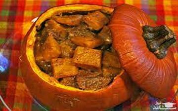 طرز تهیه خوراک کدو حلوایی| خوراک جدید و خوشمزه!