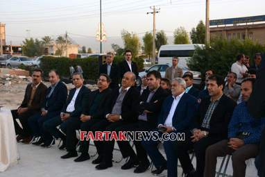 کلنگ زنی مجتمع فرهنگی ورزشی سرپل ذهاب توسط بانک شهر