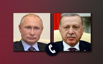 تماس تلفنی پوتین و اردوغان درباره نشست اخیر پیرامون قره‌باغ کوهستانی
