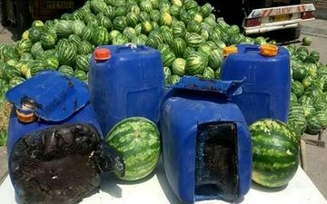 کشف 48 کیلو تریاک از یک دستگاه کامیون حامل بار هندوانه