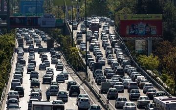 آخرین وضعیت ترافیک صبحگاهی معابر و بزرگراه‌های تهران	