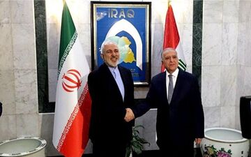 دیدار ظریف با همتای عراقی در بغداد