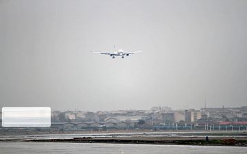 لاستیک هواپیما روی باند فرودگاه شیراز ترکید