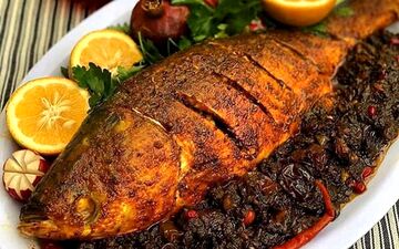 طرز تهیه  ماهی شکم پر گیلانی| این مدل ماهی واقعا خوش خوراکه