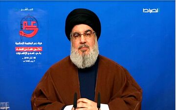 سیدحسن نصرالله: پاسخ به تجاوزگری اسراییل امری قطعی است