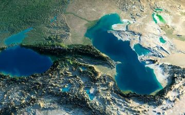 عقب‌نشینی دریای خزر و ظهور خشکی‌های جدید