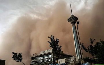 تهران در آستانه طوفان؛ باد شدید و گردوخاک در راه است