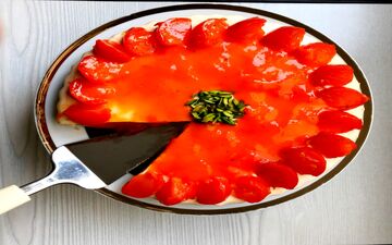 طرز تهیه چیز کیک خرمالو!!| فوق العاده س!!!