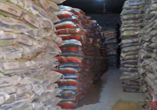 کشف ۴۱ هزار تن برنج وارداتی قاچاق و احتکاری