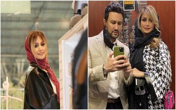 پوشش نامناسب همسر شاهرخ استخری در سواحل ایران!!/ سپیده خانم فراموش کرده اینجا ایرانه!!