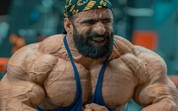 رقص جالب هادی چوپان اسطوره بدنسازی + شادی خاص آقای بدنساز