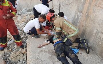 غرق شدن مرد جوان در رودخانه کن