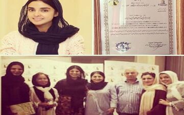  خانم بازیگر مربى یوگا شد/ ببینید