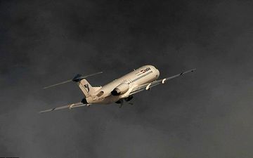 انجام شدن پروازهای آبادان با وجود گرد و غبار