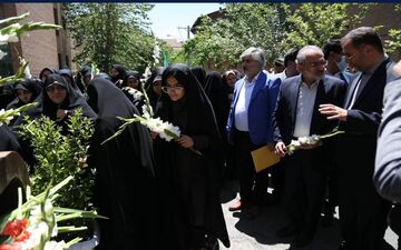 گلباران محل شهادت شهید مطهری در منطقه 12
