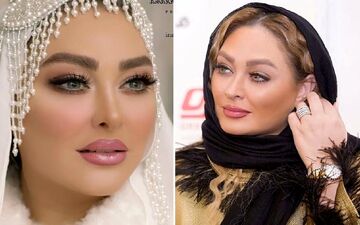تصویری متفاوت از الهام حمیدی/ لنز رنگی و آرایش جدید + عکس