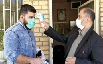 عزمی راسخ در خوابگاه های دانشگاه علوم پزشکی کرمانشاه در مقابله با ویروس کرونا