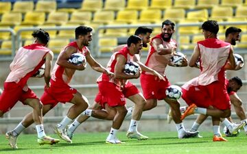 تمرین سبک پرسپولیس با توپ‌های جدید لیگ برتر