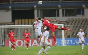 شکست پرسپولیس مقابل الریان در پایان نیمه اول
