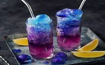 یک نوشیدنی خاص برای یک مهمان خاص| طرز تهیه شربت کهکشانی!