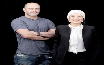 تیپ عجیب نگار جواهریان در کنار آقای عکاس باشی +عکس