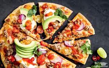 پیتزا  خوشمزه | طرز تهیه  پیتزا مکزیکی !