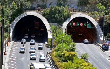  باند شمالی این تونل پرتردد در تهران بسته می‌شود 