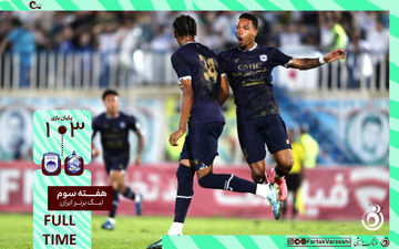 خلاصه بازی ملوان 3 - چادرملو 1 + ویدئو