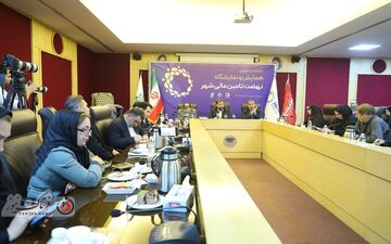 گزارش تصویری از نشست خبری همایش و نمایشگاه (نهضت تامین مالی شهر) با موضوع تشریح روند برنامه ها و اقدامات همایش