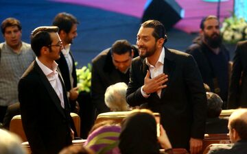 تیپ بهرام رادان در جشنواره فیلم فج