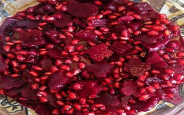 طرز تهیه ترشی لبو و انار خوشمزه خانگی!