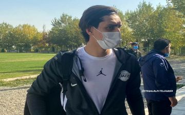 محمد نادری در تمرین استقلال حاضر شد + عکس
