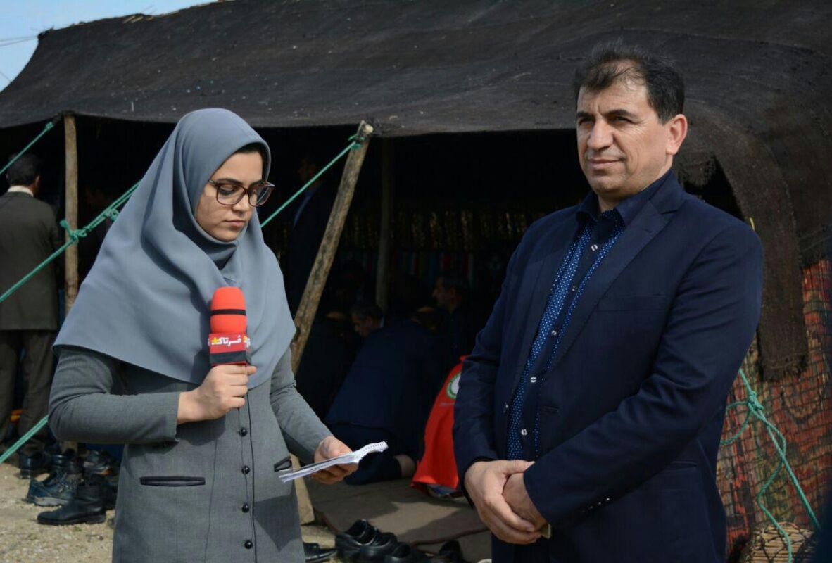 حضور روسای فدراسیون‌های ورزشی در مرز خسروی شهرستان قصر شیرین 