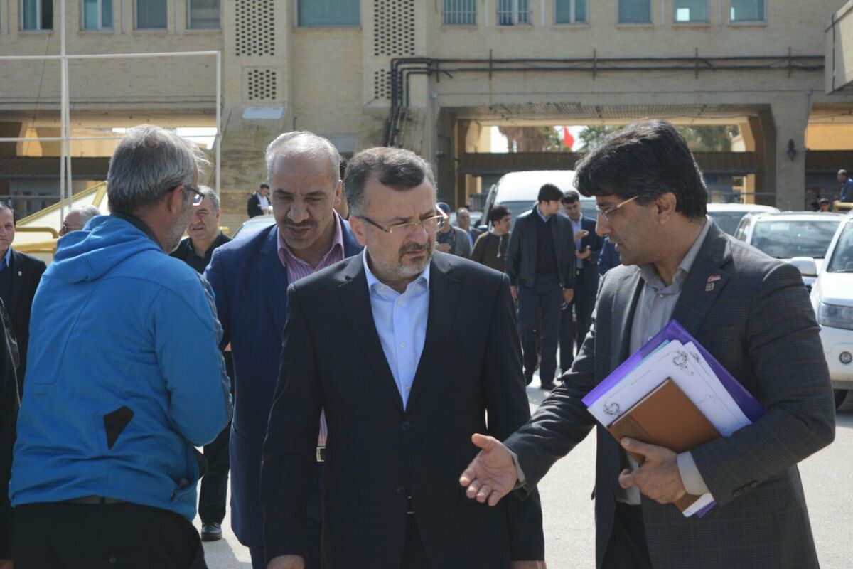 حضور روسای فدراسیون‌های ورزشی در مرز خسروی شهرستان قصر شیرین 