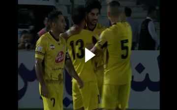 گل اول فجرسپاسی به پرسپولیس/ شلیک از قلب خط دفاعی + ویدئو