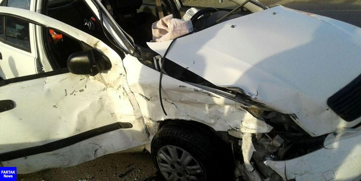 مرگ‌ دلخراش راننده سمند بر اثر برخورد با کامیون در گرگان
